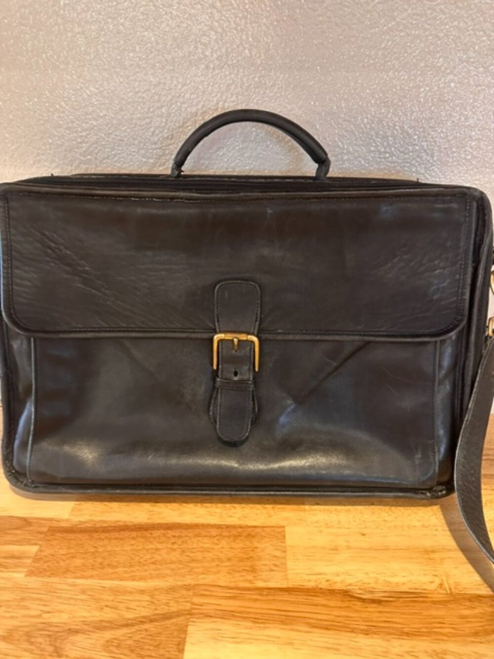 Coach | Vintage Leather Laptop Attache Briefcase Satchel Bag Black - Picture 2 of 16